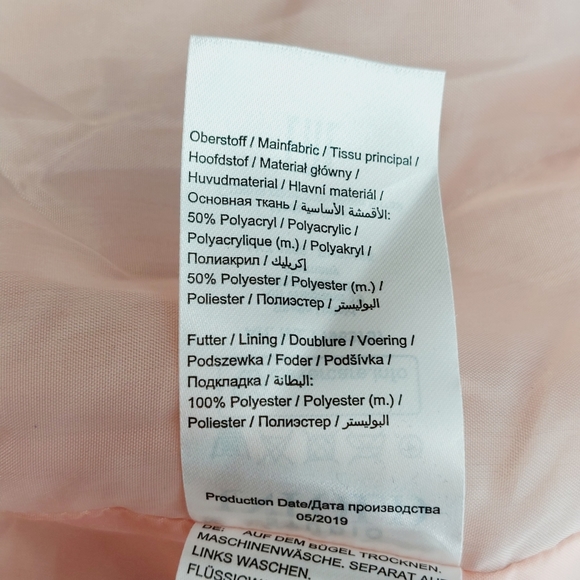 Studio Untold Orange Teddy Bear Wide V Neck Snap Trench Pea Winter Coat Z84 - Picture 7 of 8